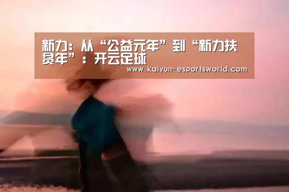新力:从“公益元年”到“新力扶贫年”:开云足球(图1) 开云篮球
